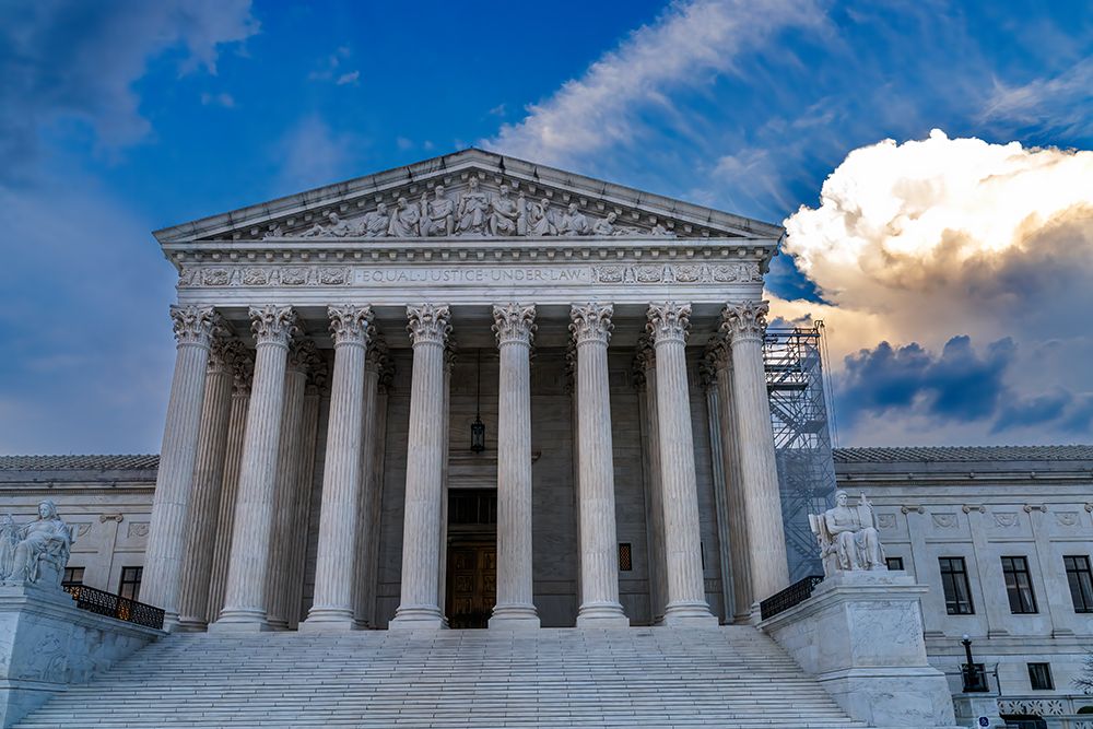 US Supreme Court, Capitol Hill, Washington DC.